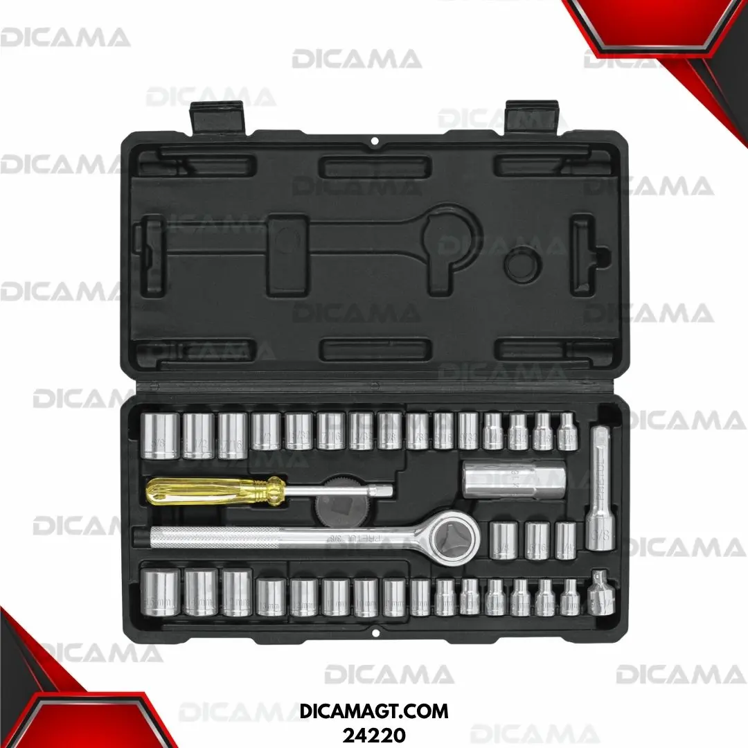 COPAS JUEGO RAIZ 1/4 3/8 39 PZAS MM/SAE
